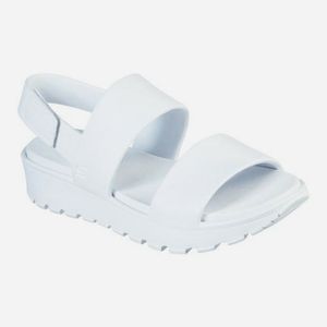 Sketchers Breezy Feels Memory Foam Platform Sandals Brand New In Box Size 6